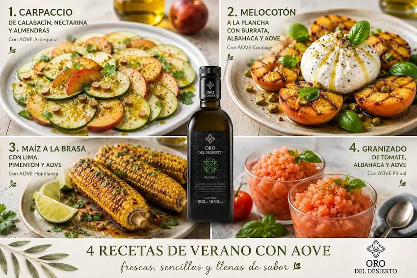 Recetas verano con AOVE 2026