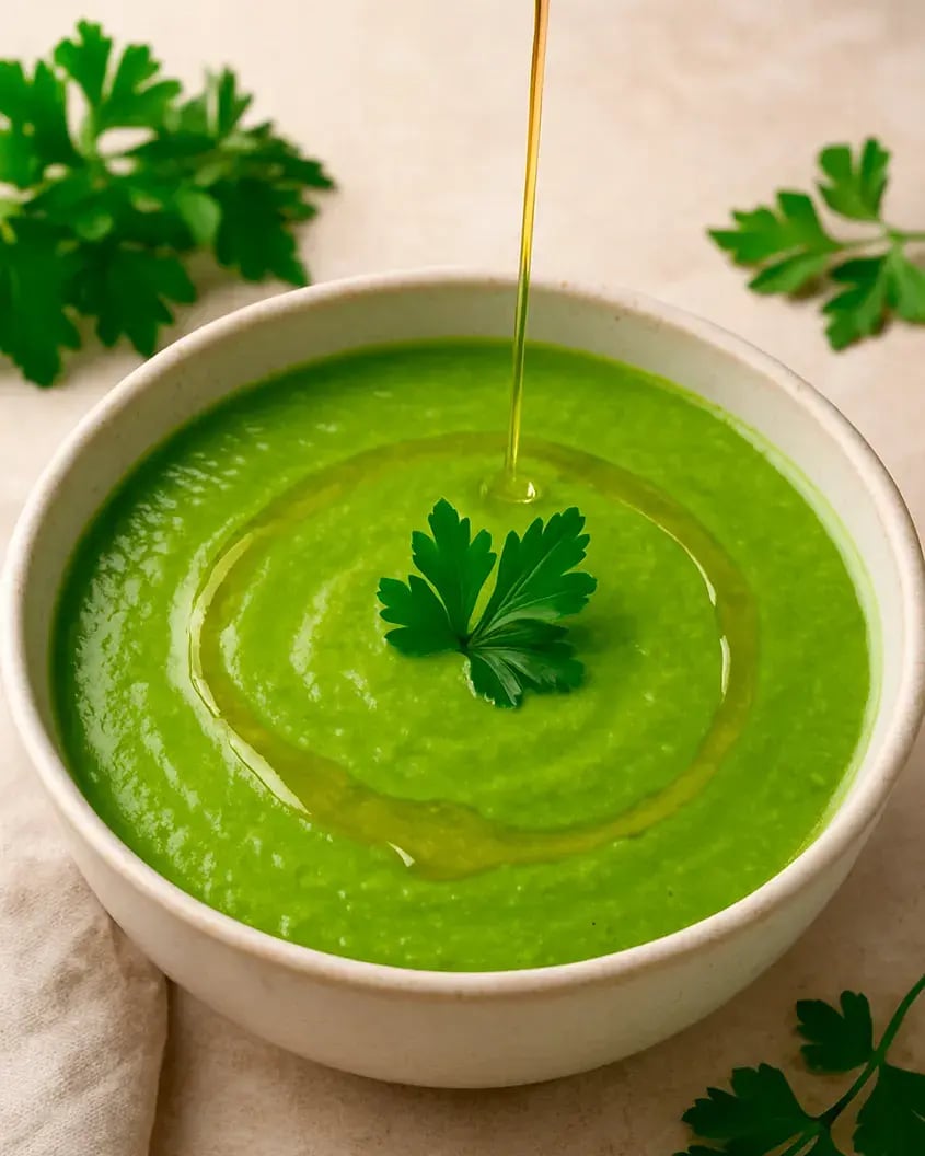 Crema de verduras con AOVE Oro del Desierto Picual