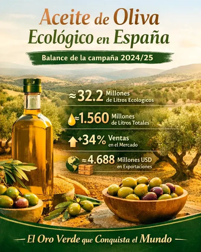 Datos olivar ecológico y ventas campaña 2024_25 - Oro verde