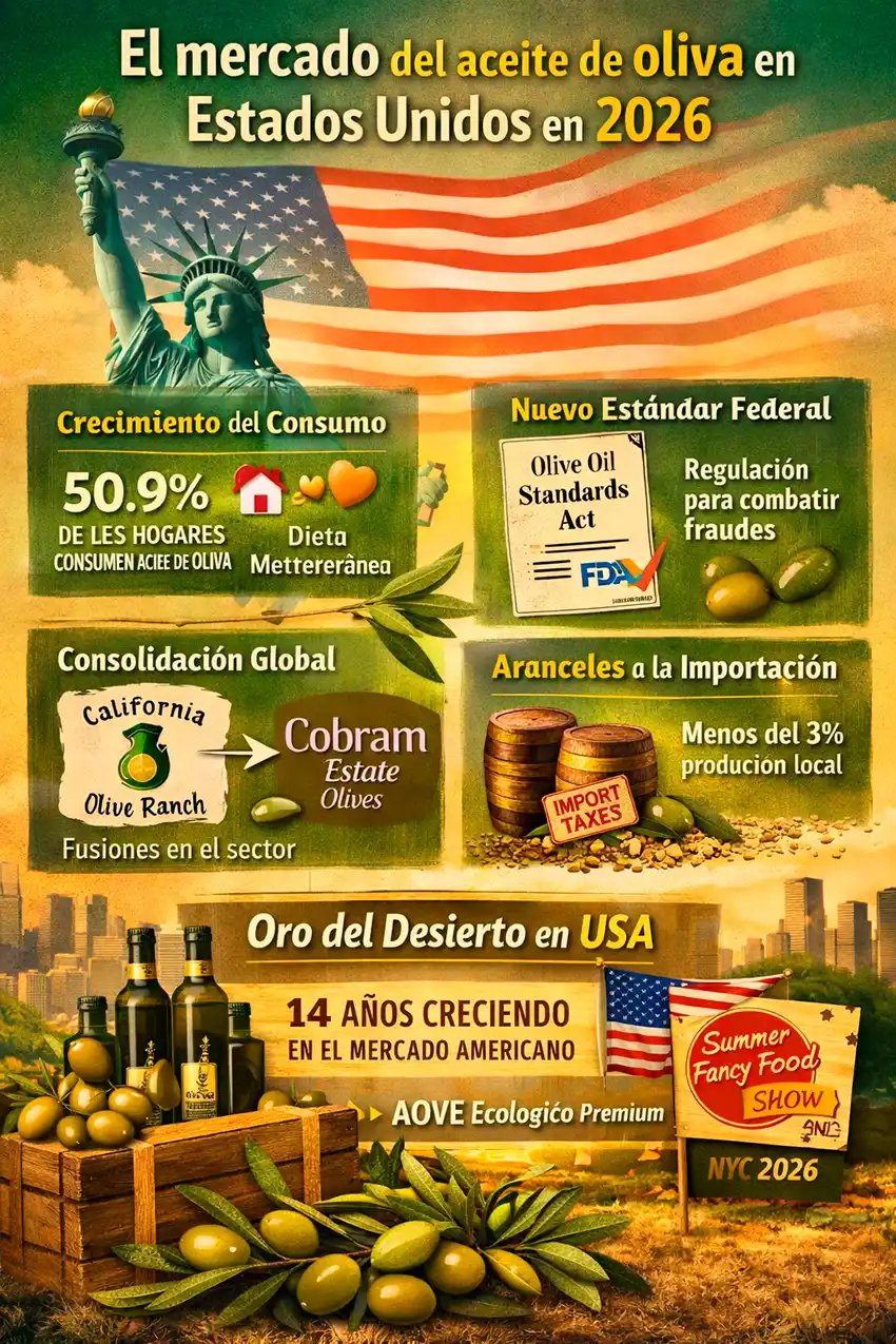 Mercado aove usa - Oro del Desierto
