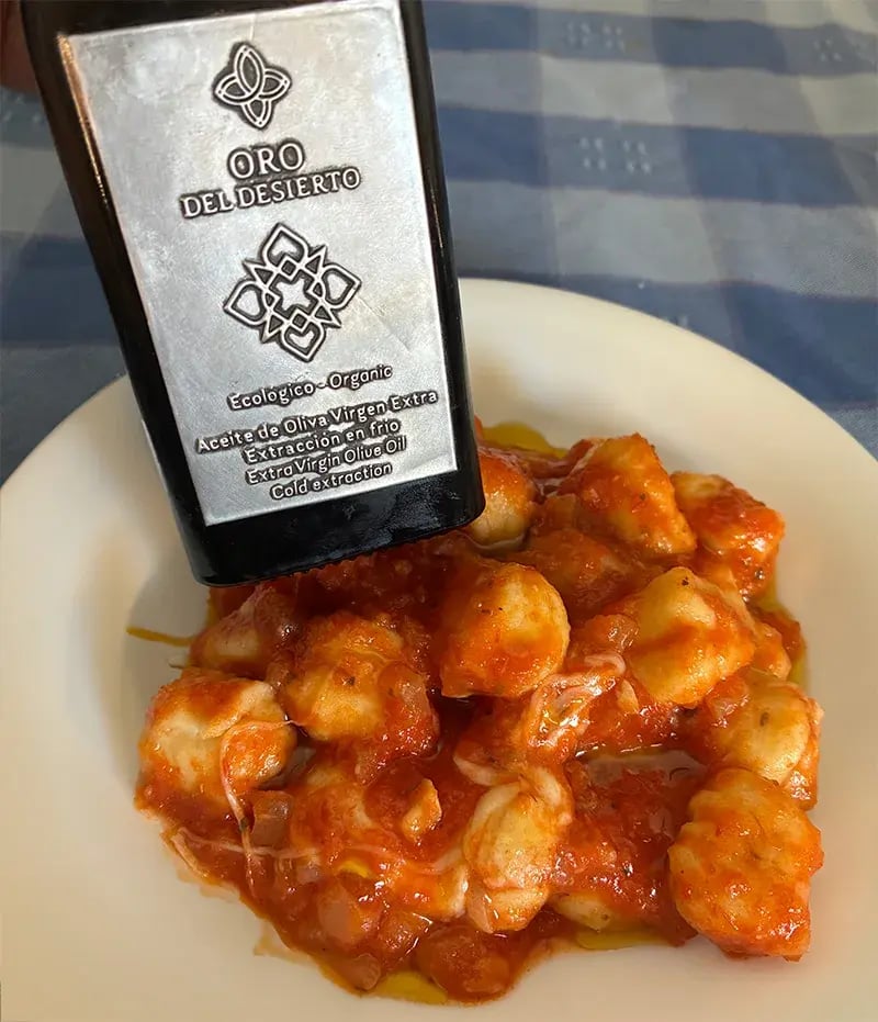 Receta Gnocchi a la sorrentina - AOVE ORO DEL DESIERTO